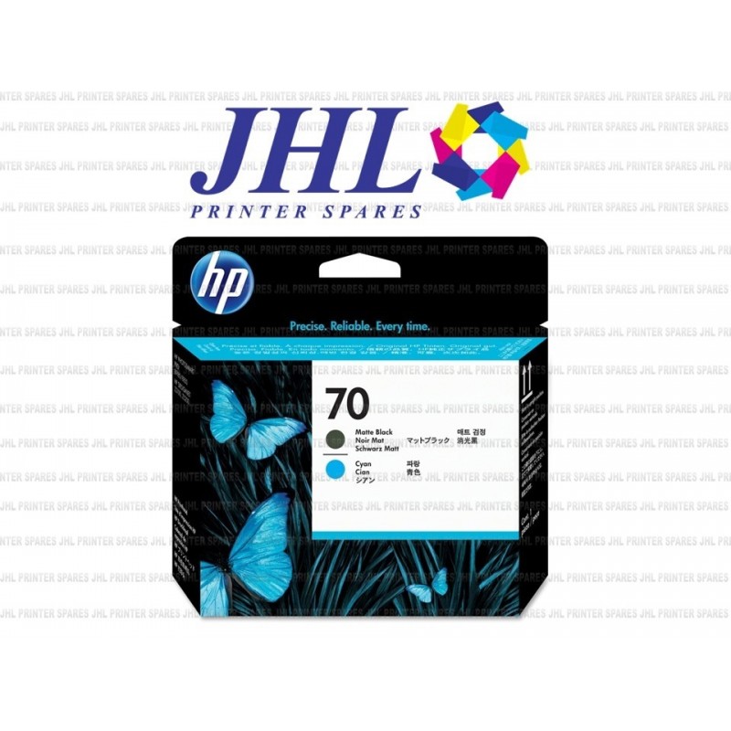 C9404A HP 70 Matte Black & Cyan Printhead