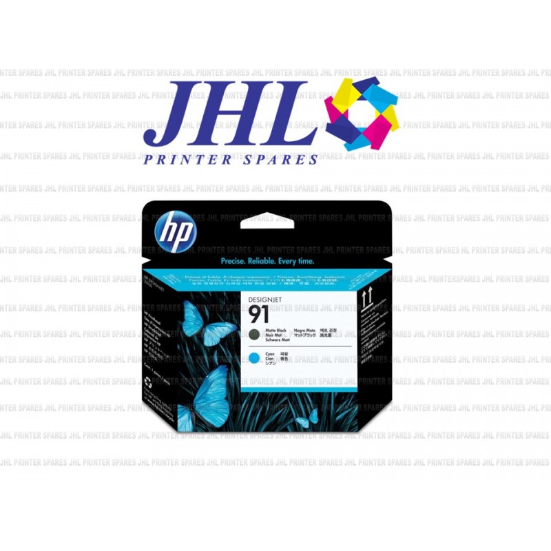 C9460A HP 91 Matte Black & Cyan Printhead