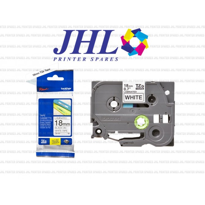 TSe-241 - Black On White Labelling Tape