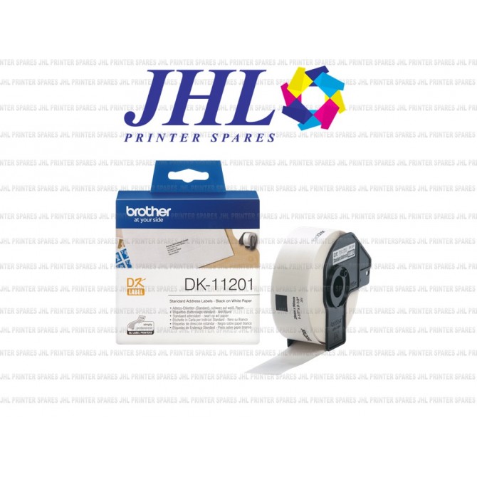 DK-11201 - Brother Black On White Label Roll