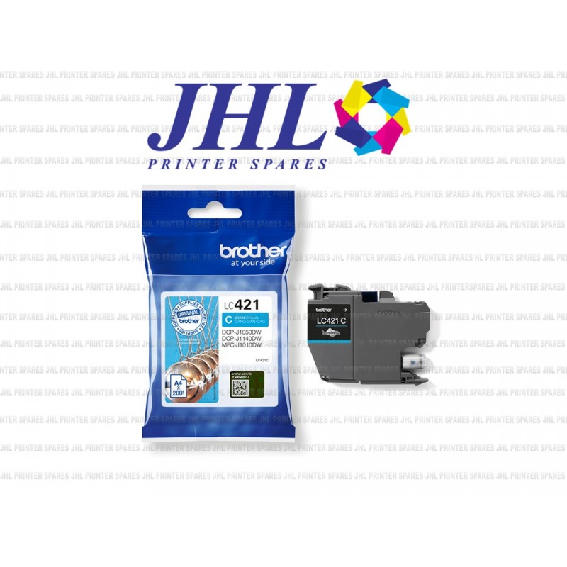 LC421C - Brother Cyan Ink Cartridge