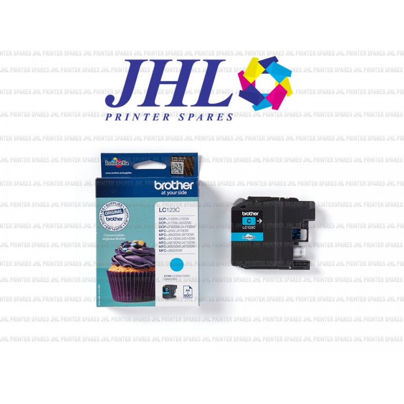 LC123C - Brother Cyan Ink Cartridge