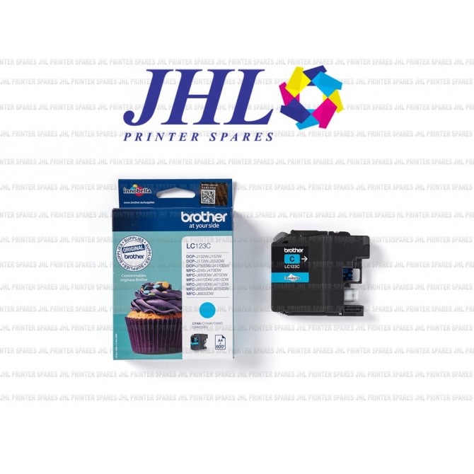 LC123C - Brother Cyan Ink Cartridge