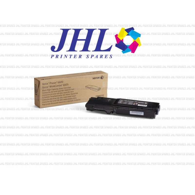 106R02232 Black High Capacity Toner Xerox Phaser 6600 / Workcentre 6605