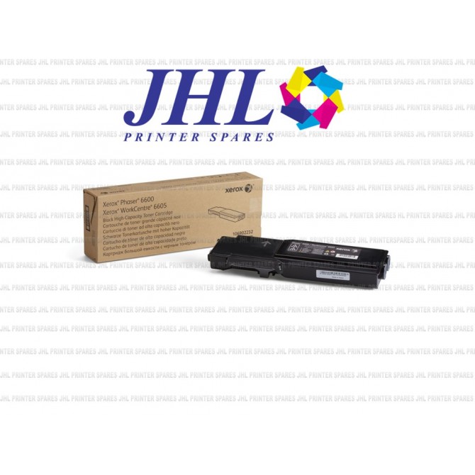 106R02232 Black High Capacity Toner Xerox Phaser 6600 / Workcentre 6605