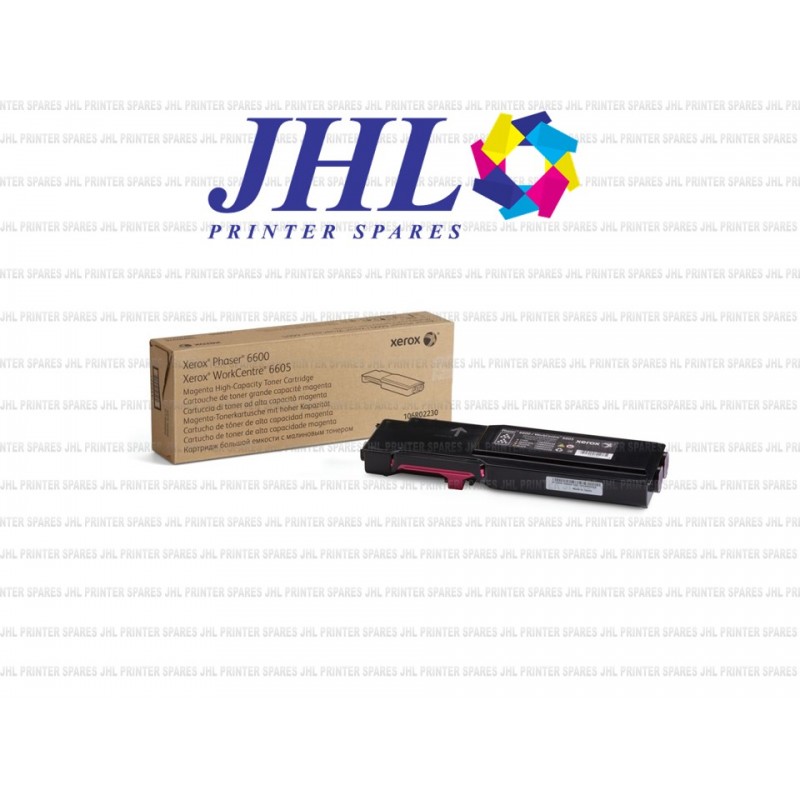 106R02230 Magenta High Capacity Toner Xerox Phaser 6600 / Workcentre 6605