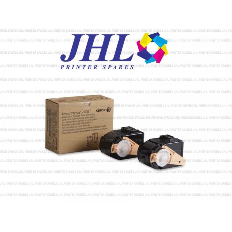 106R02604 Yellow Toner Twin Pack Xerox Phaser 7100