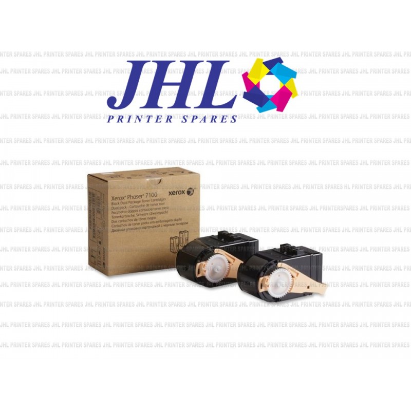 106R02605 Black Toner Twin Pack Xerox Phaser 7100