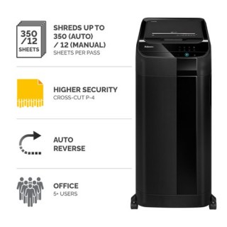 4964101 Fellowes AutoMax 350C Cross Cut Shredder