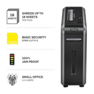 4613101 Fellowes Powershred 125i Strip Cut Shredder