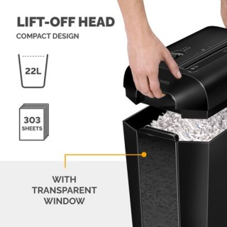 4400601 Fellowes Powershred LX65 Cross Cut Shredder