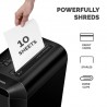 4400601 Fellowes Powershred LX65 Cross Cut Shredder