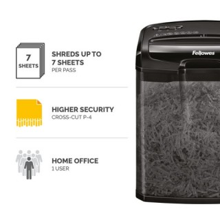 4701901 Fellowes M-7Cm Cross Cut Shredder