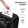 4401501 Fellowes Powershred LX45 Cross Cut Shredder