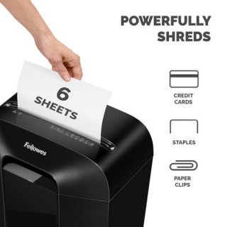 4171101 Fellowes Powershred LX25 Cross Cut Shredder